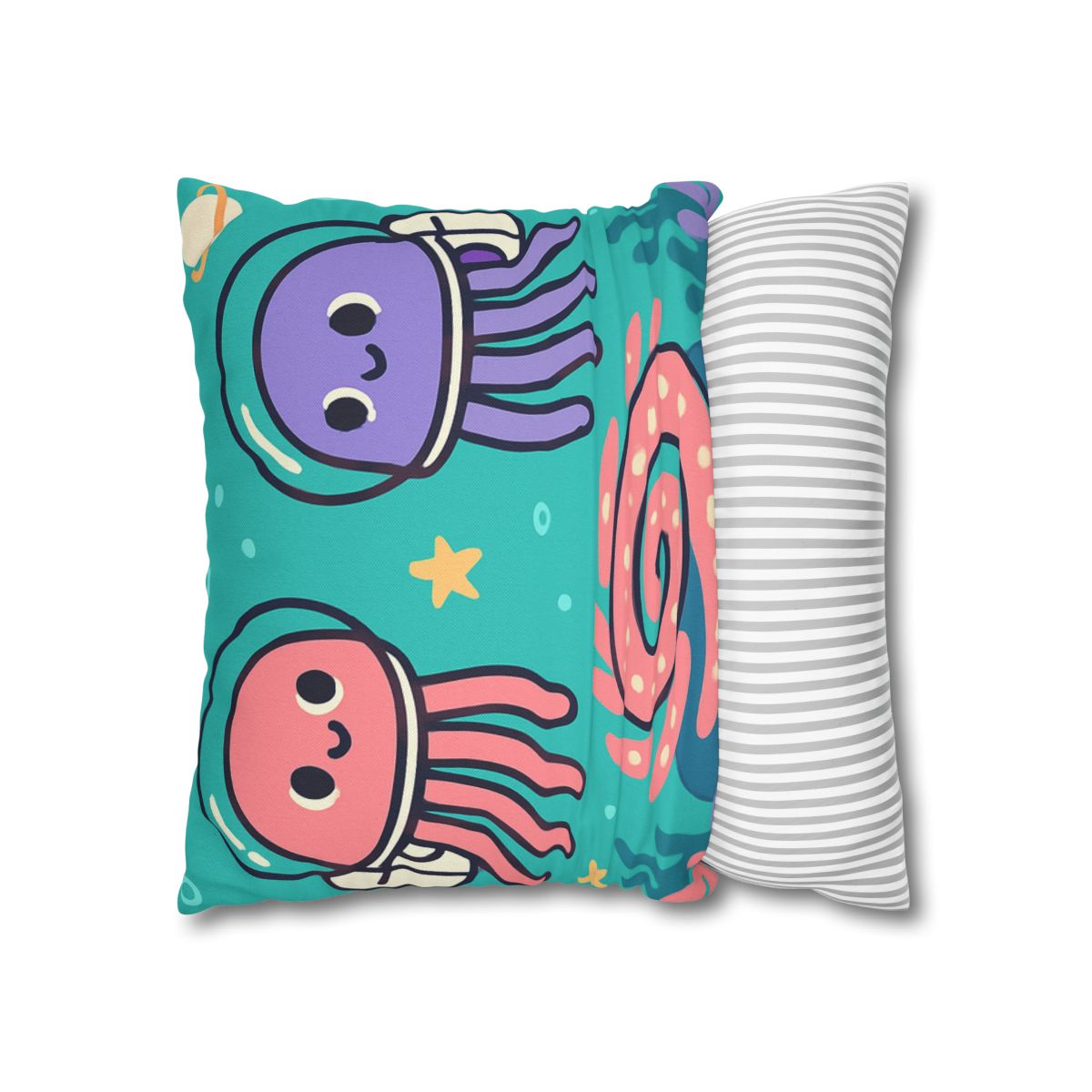 Jellyfish Astronauts In The Coral Nebula comfortable bedding pillow covers