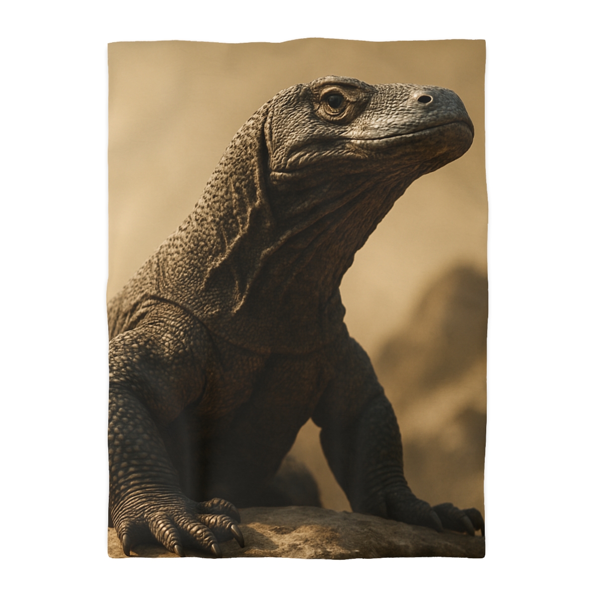 Ancient Sentinel Komodo Dragon unique patterned duvets