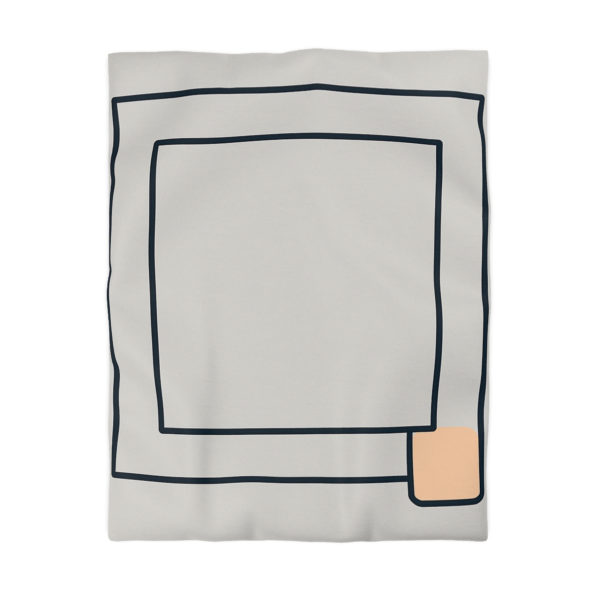 Nested Frame With Open Corner personalized bedding duvets