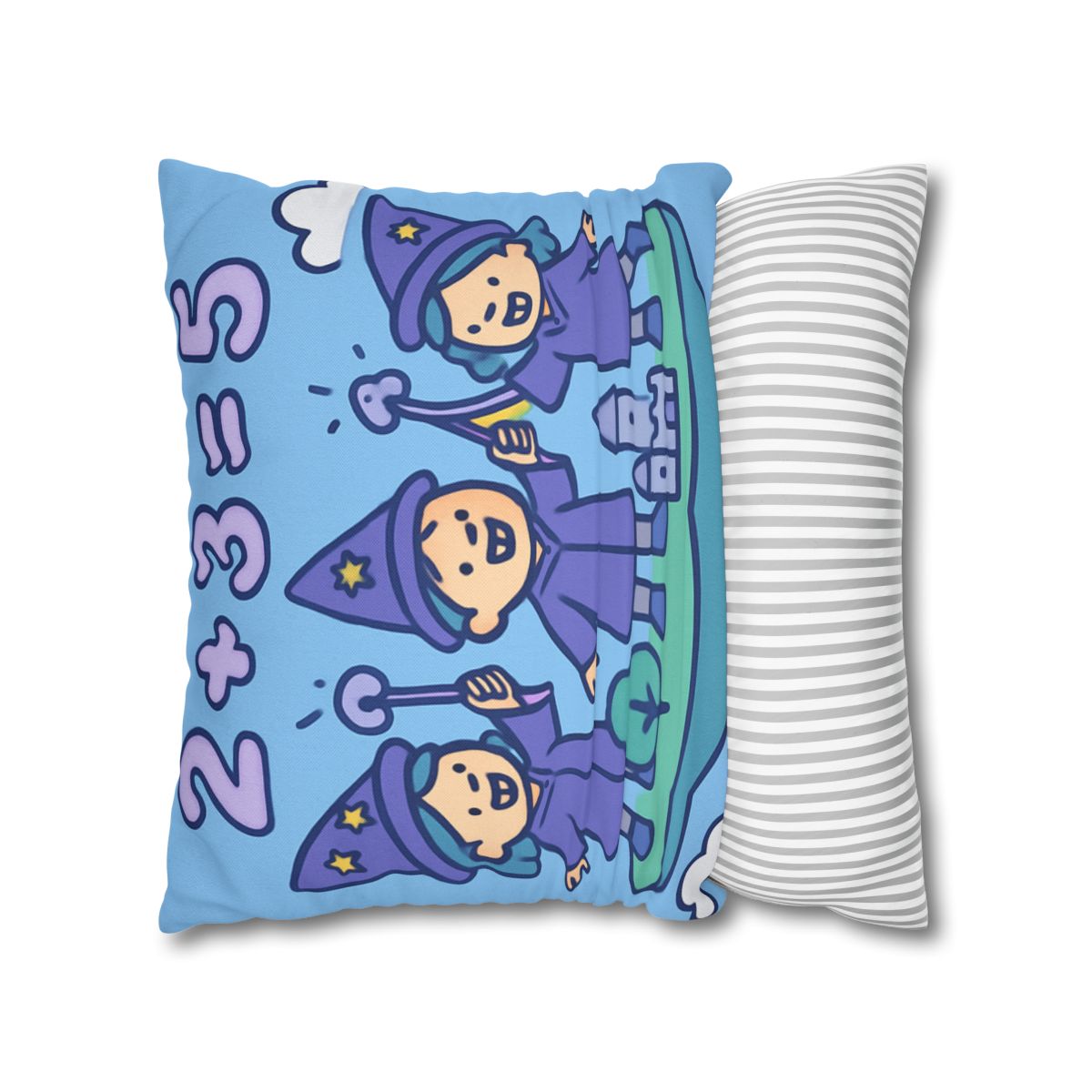Math Wizards Floating Island comfortable bedding pillow covers