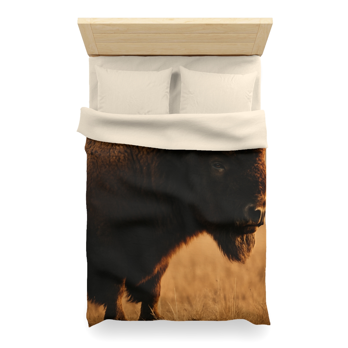Prairie Thunder Bison custom duvets