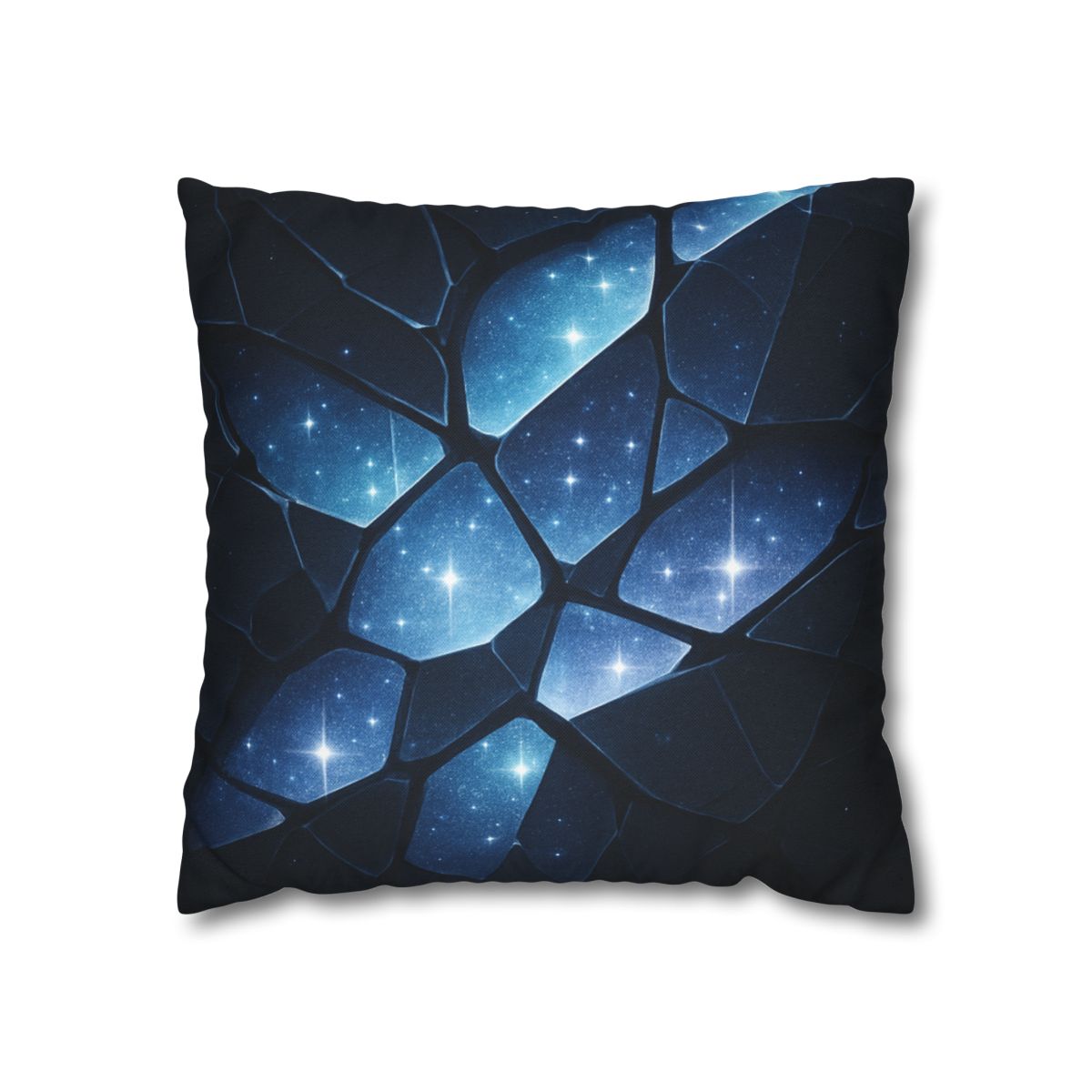 Starlit Fracture Mosaic personalized pillow covers