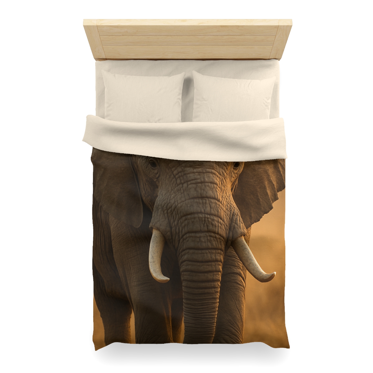 Savannah Sentinel Elephant designer printed duvets