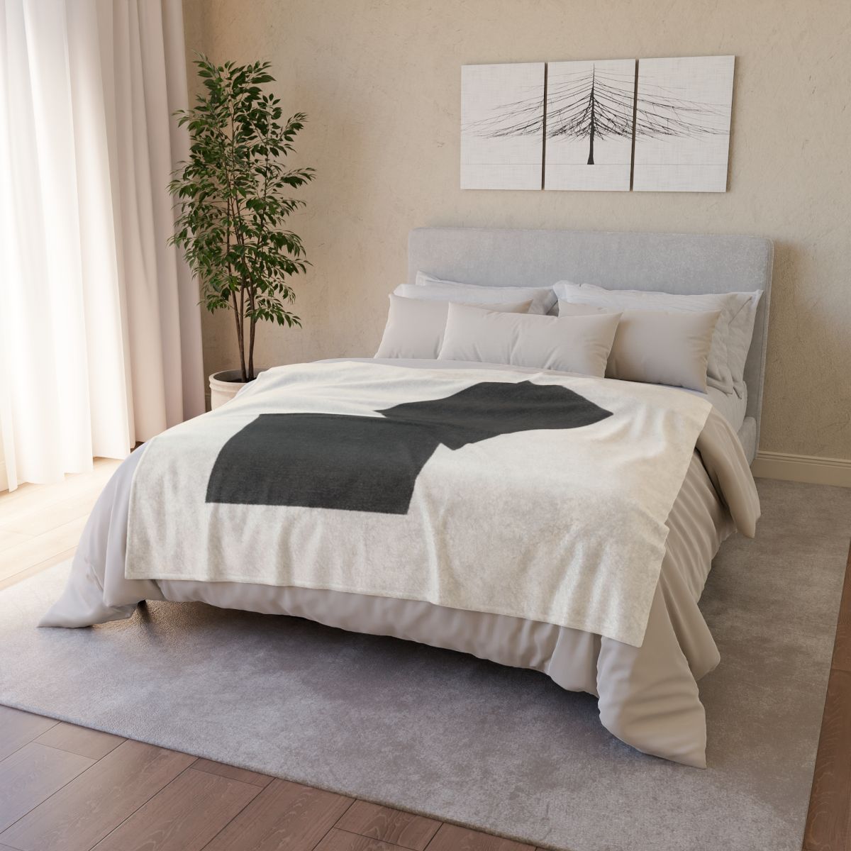 Tilted Twin Rectangle Calm trendy patterned blankets