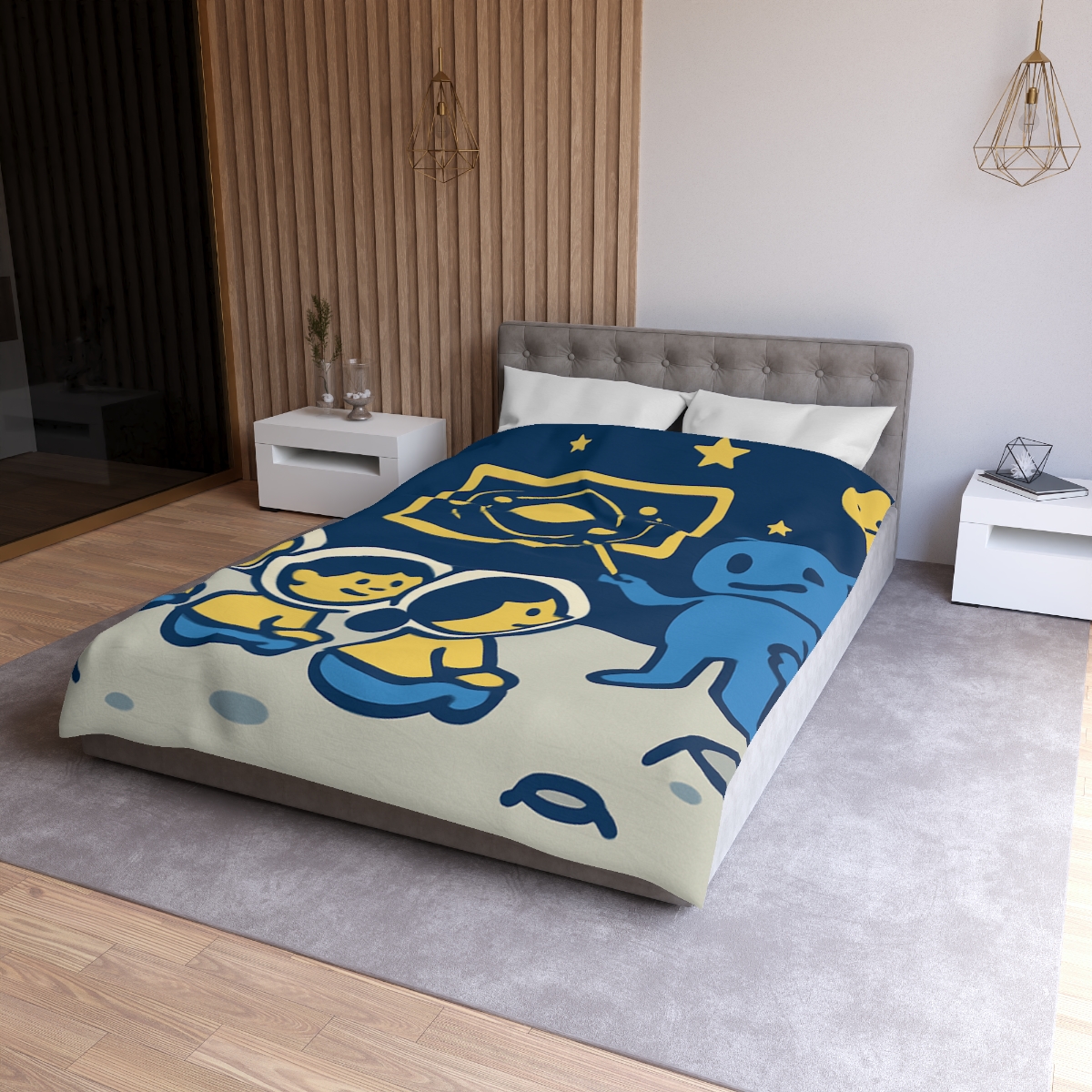 Celestial Classroom On The Moon duvets for gifts