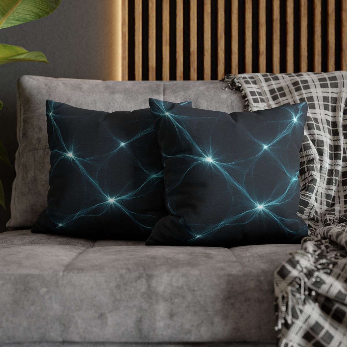 Cosmic Silk Filament Tapestry soft cotton pillow cases