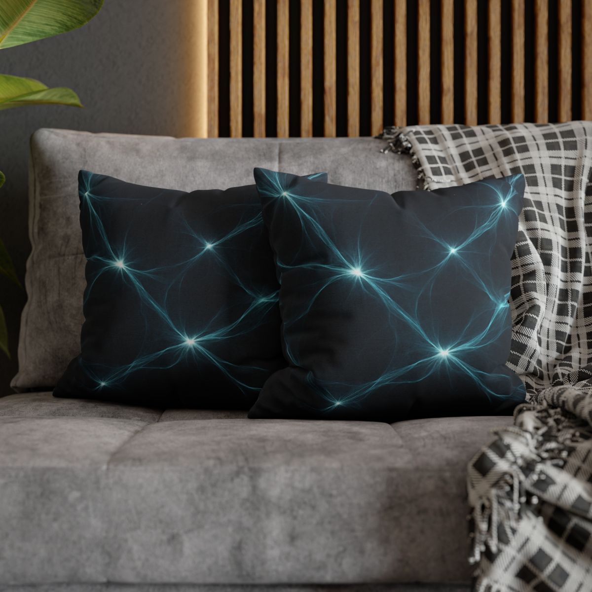 Cosmic Silk Filament Tapestry soft cotton pillow cases