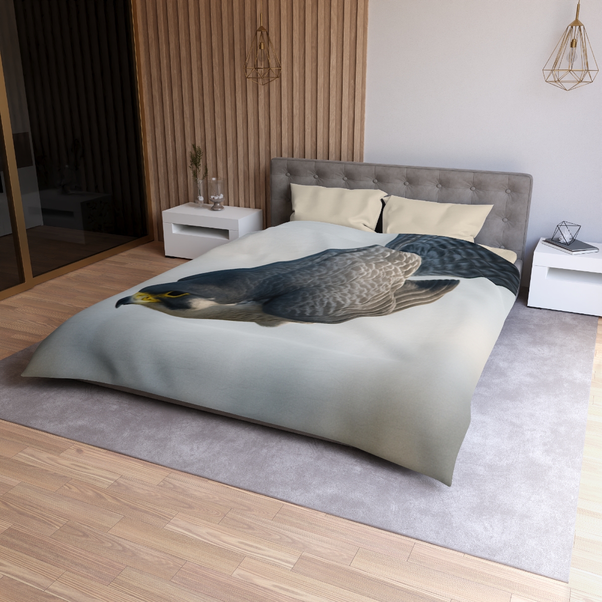 Comet Dive Peregrine Falcon stylish duvet covers