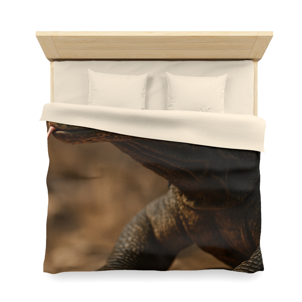 Ancient Sentinel Komodo Dragon personalized bedding duvets