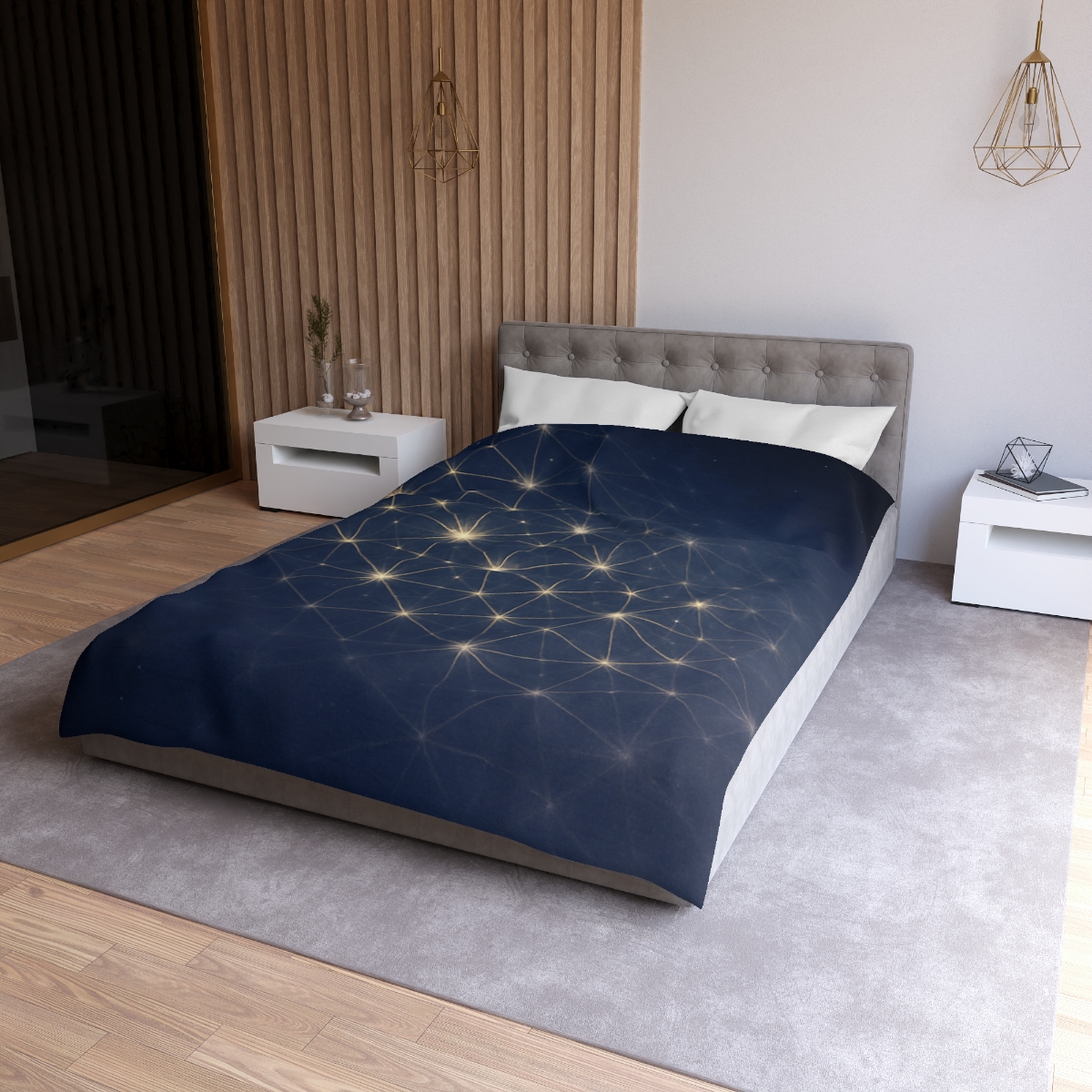 Stellar Lattice Bloom trendy bedroom duvets