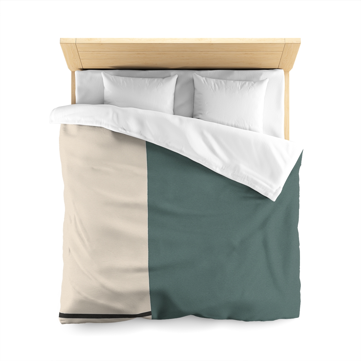 Offset Rectangle Pause custom duvets