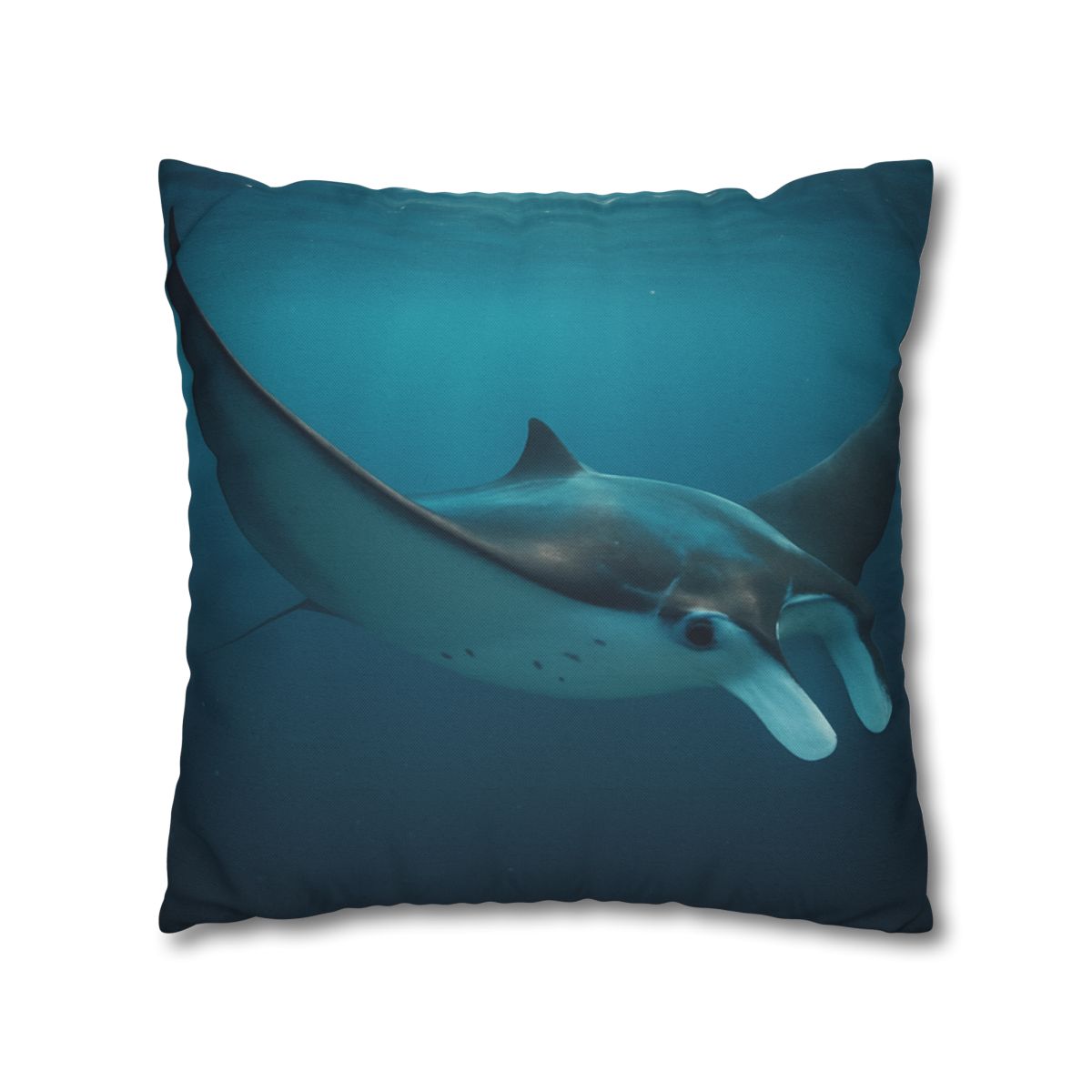 Cosmic Glide Manta Ray personalized pillow covers