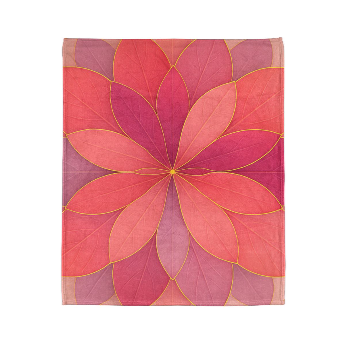 Petal Prism Overlap warm winter blankets