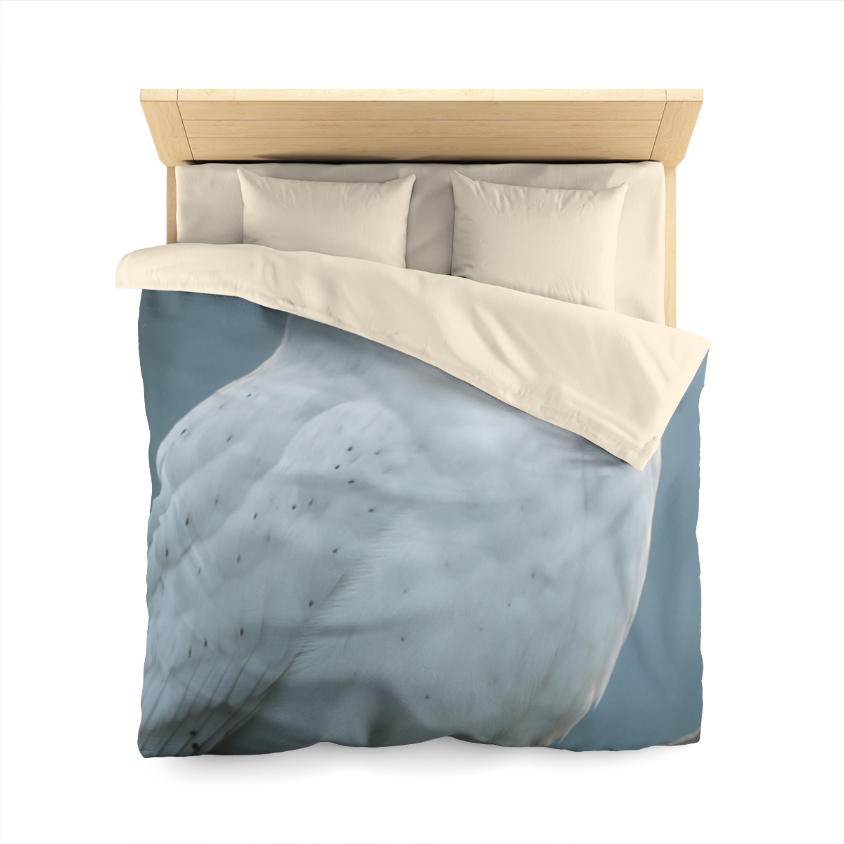 Twilight Watcher Snowy Owl stylish duvet covers