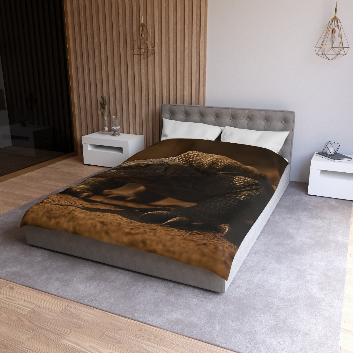 Ancient Sentinel Komodo Dragon warm winter duvets