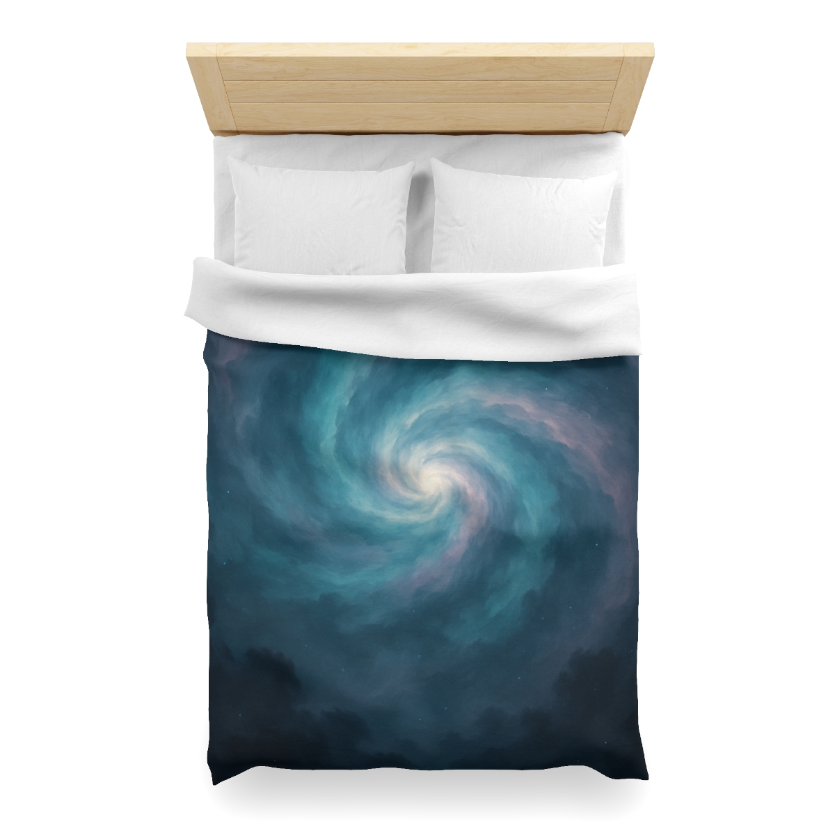 Nebula Spiral Haze unique patterned duvets