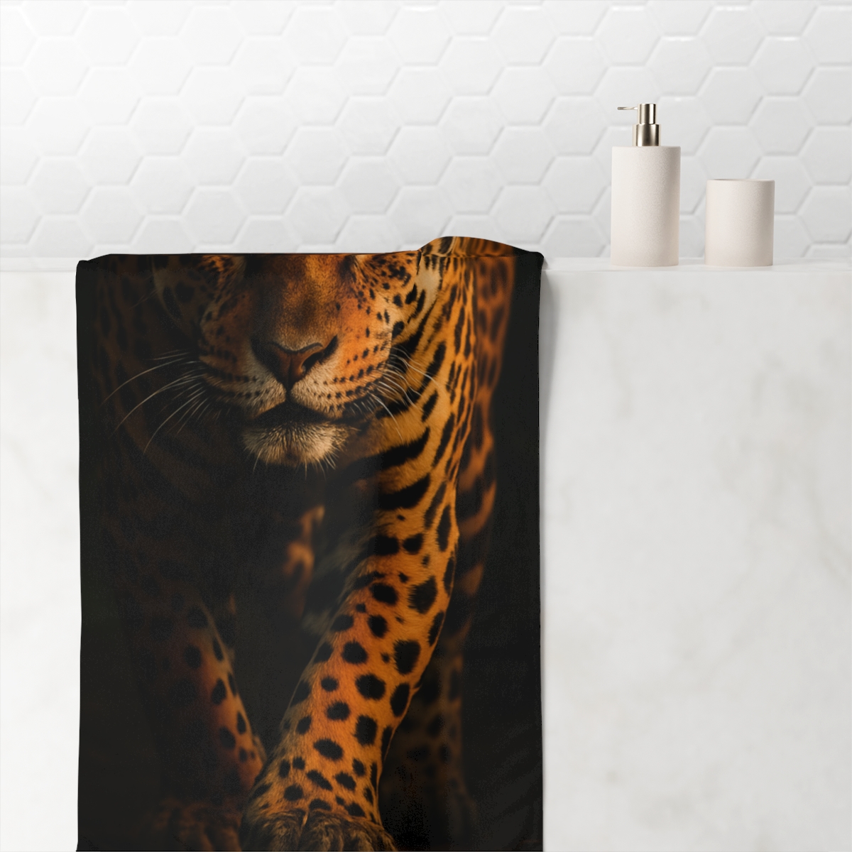 Shadow Veil Jaguar comfortable face towels