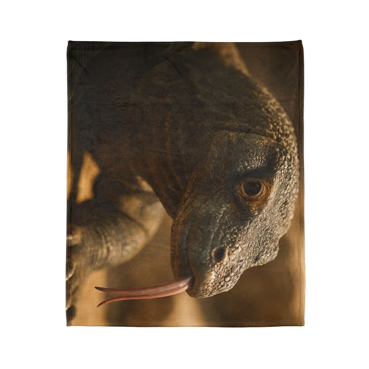 Ancient Sentinel Komodo Dragon custom blankets
