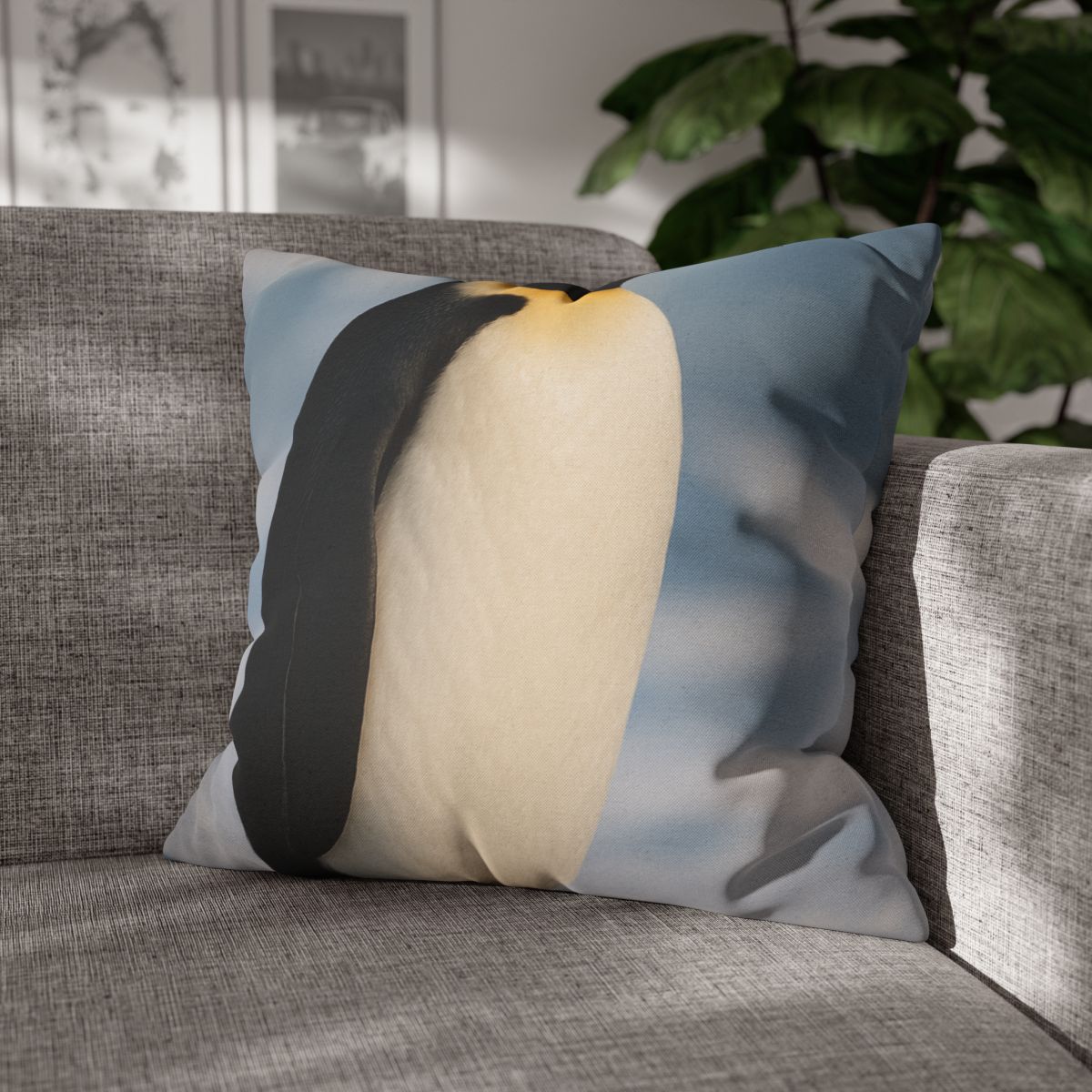 Aurora Drifter Emperor Penguin comfortable bedding pillow covers