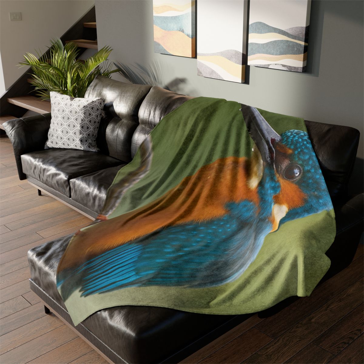 Aqua Bolt Kingfisher warm winter blankets