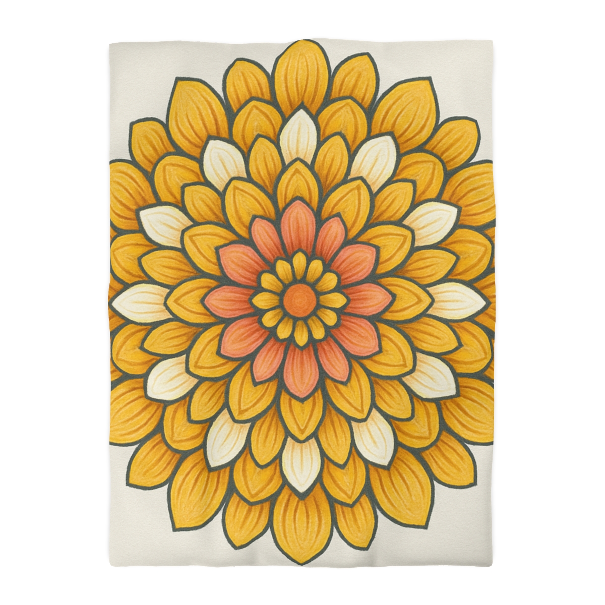 Floret Burst Mandala custom duvets