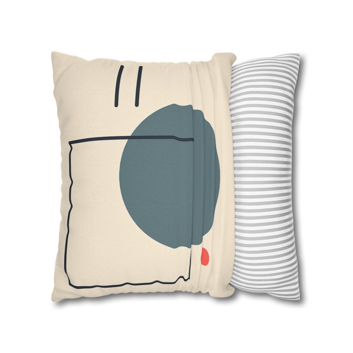 Quiet Orbit With Offset Frame unique gift pillow cases