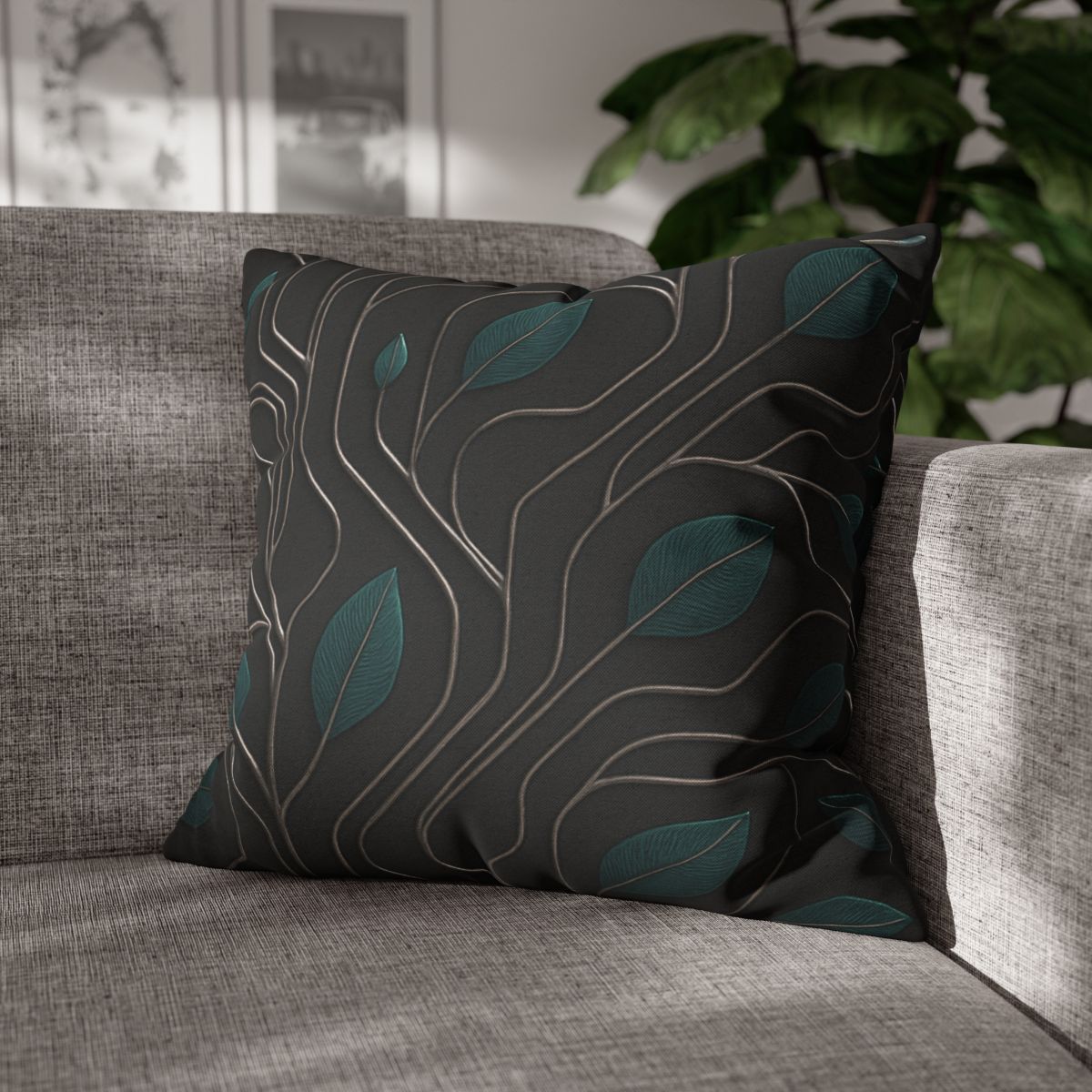 Vine Circuit Filigree trendy patterned pillow cases
