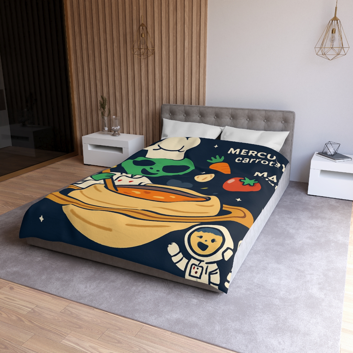 Solar System Soup Kitchen soft comforter duvets