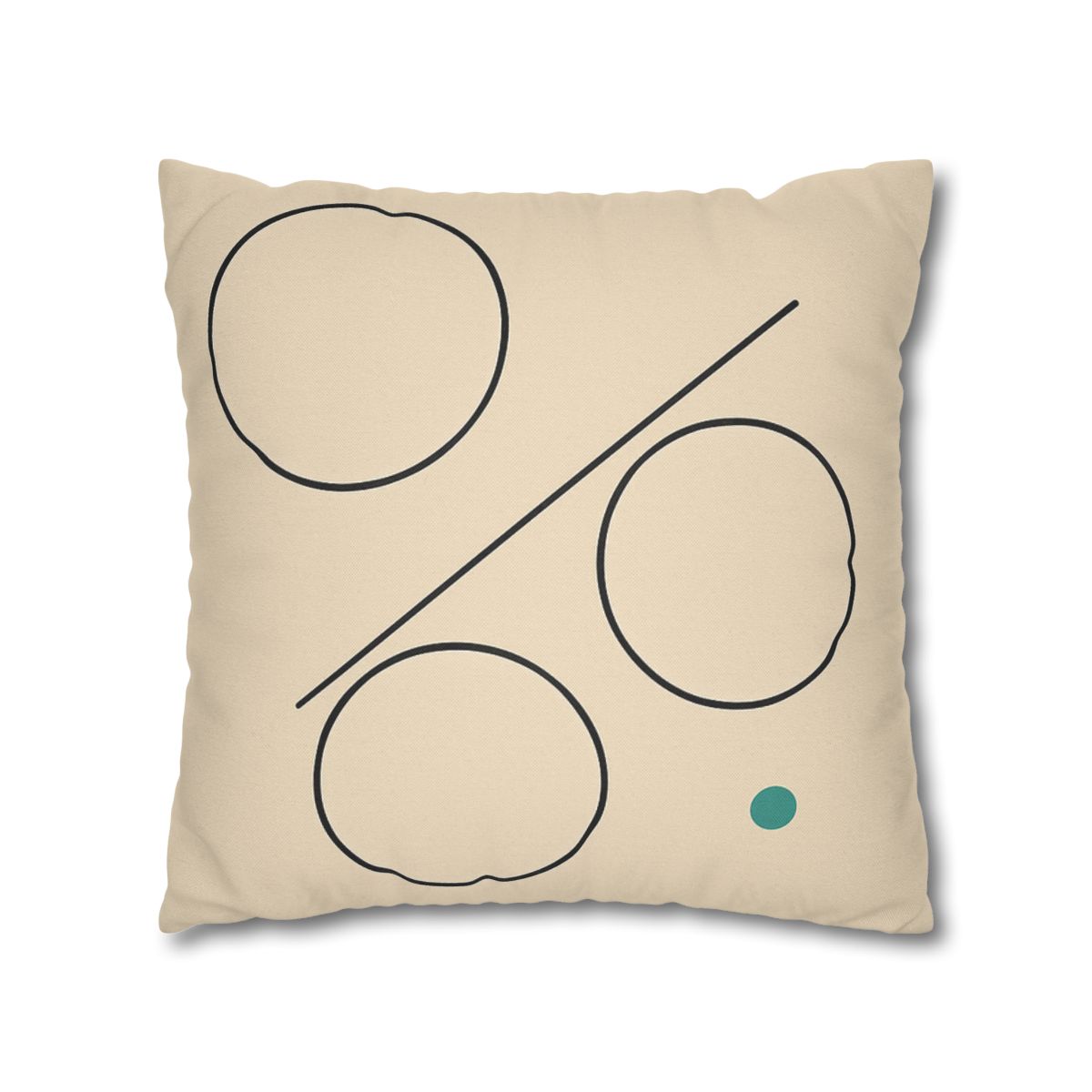 Triad Discs With Shared Tangent Line personalized pillow covers