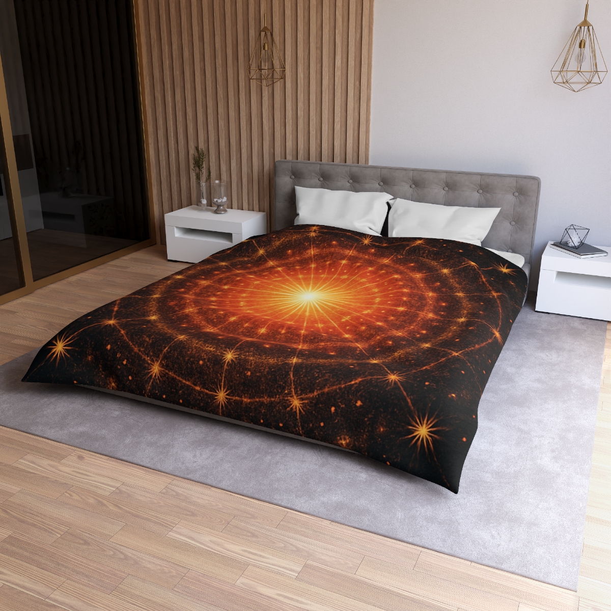 Photon Burst Mandala warm winter duvets