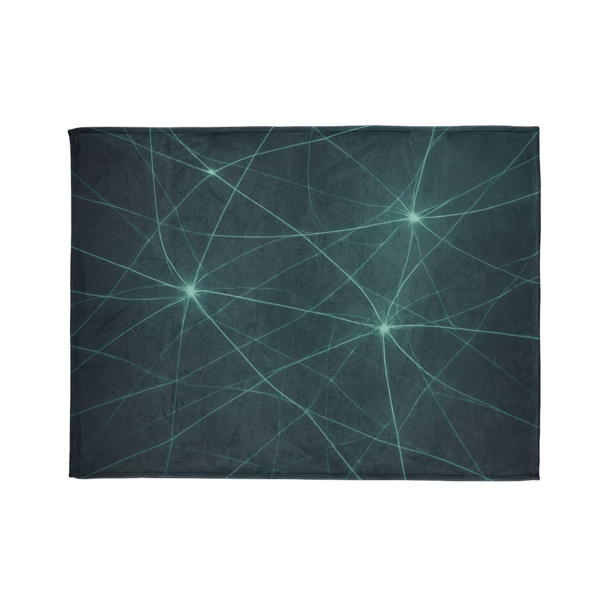 Cosmic Web Filament Glow soft fleece blankets