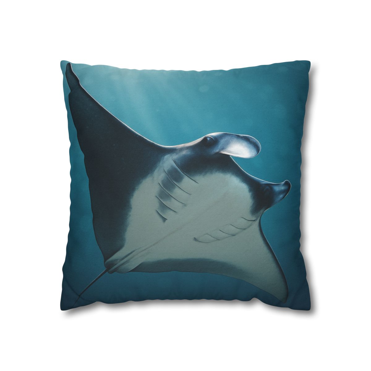 Starlit Surge Manta Ray designer print pillow cases