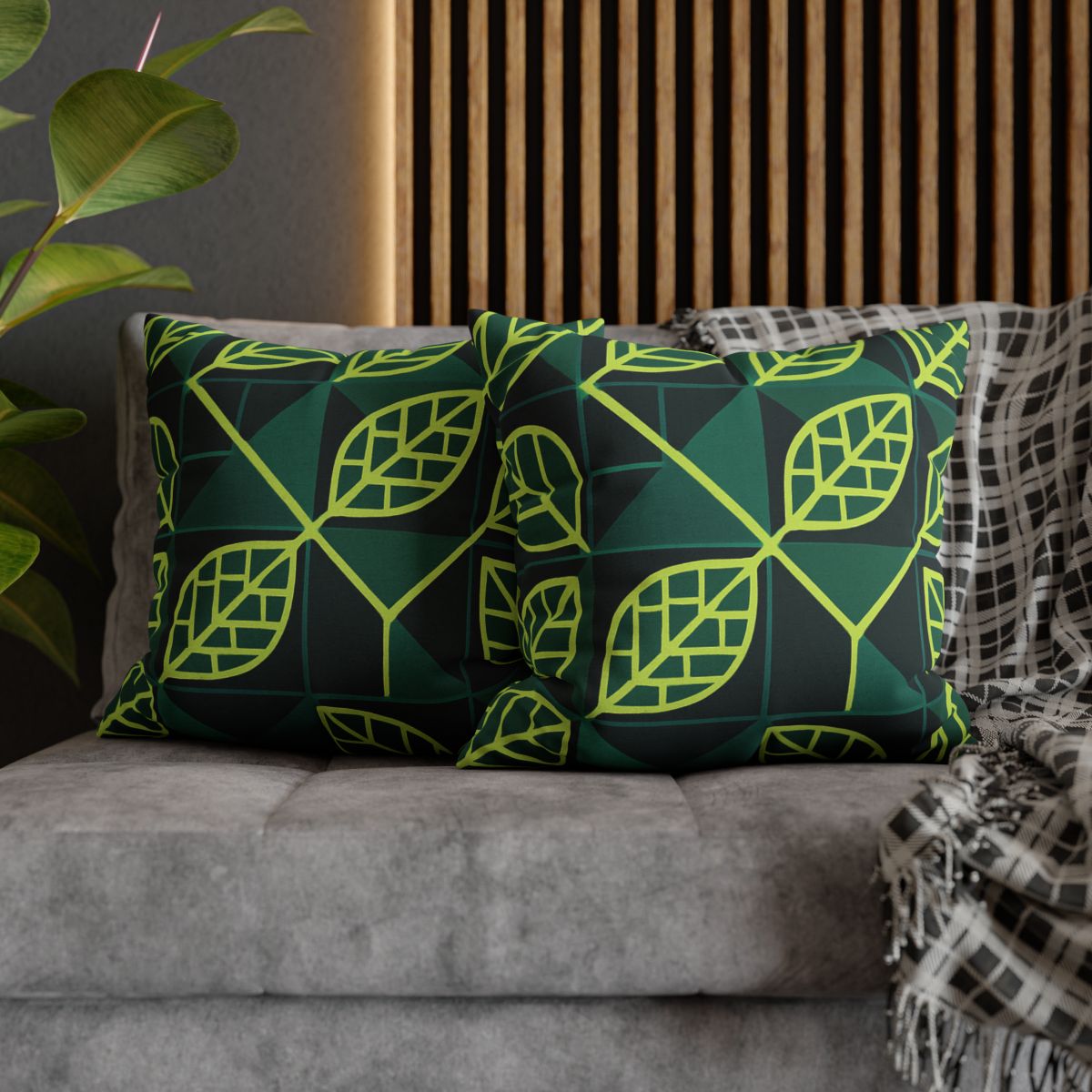 Veinwork Geometry Grid unique gift pillow cases