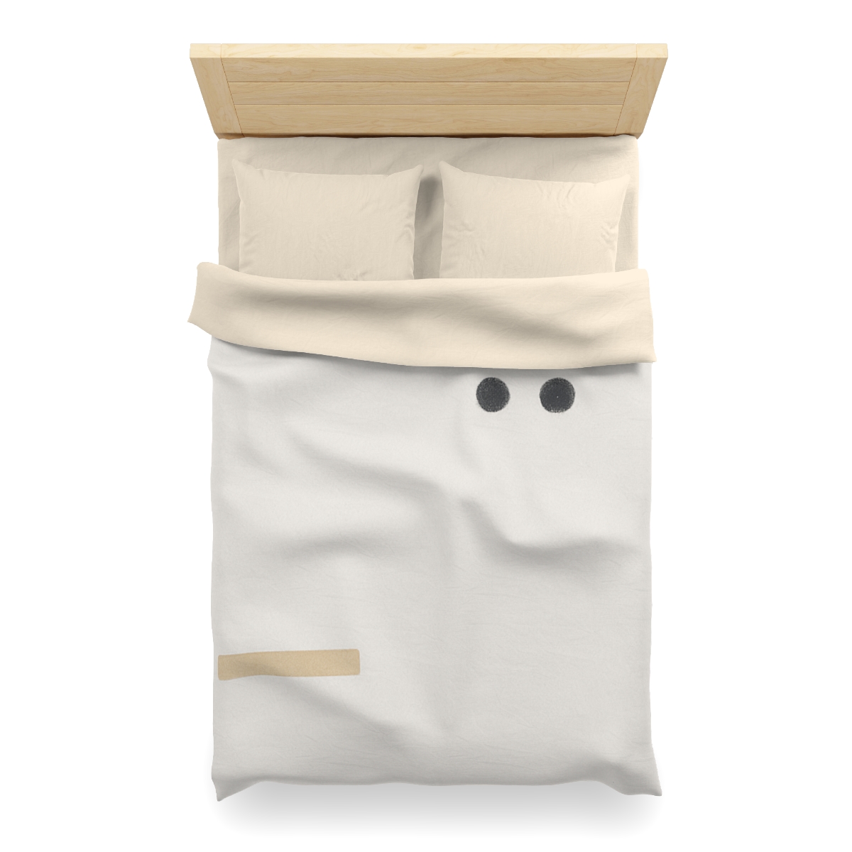 Clustered Dots With Missing Beat custom duvets