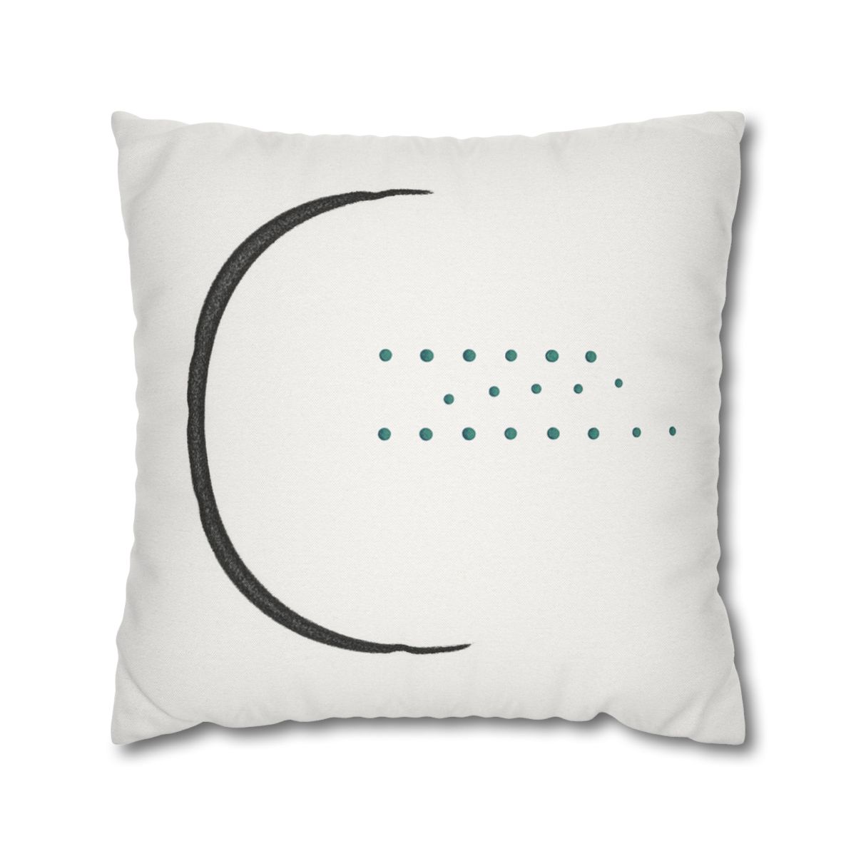 Split Crescent And Parallel Dots custom pillow cases