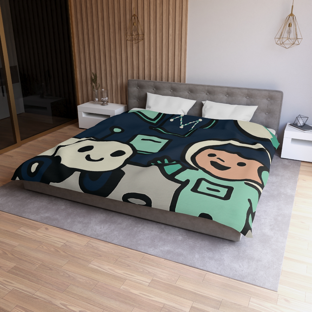 The Moonlit Library Rover warm winter duvets