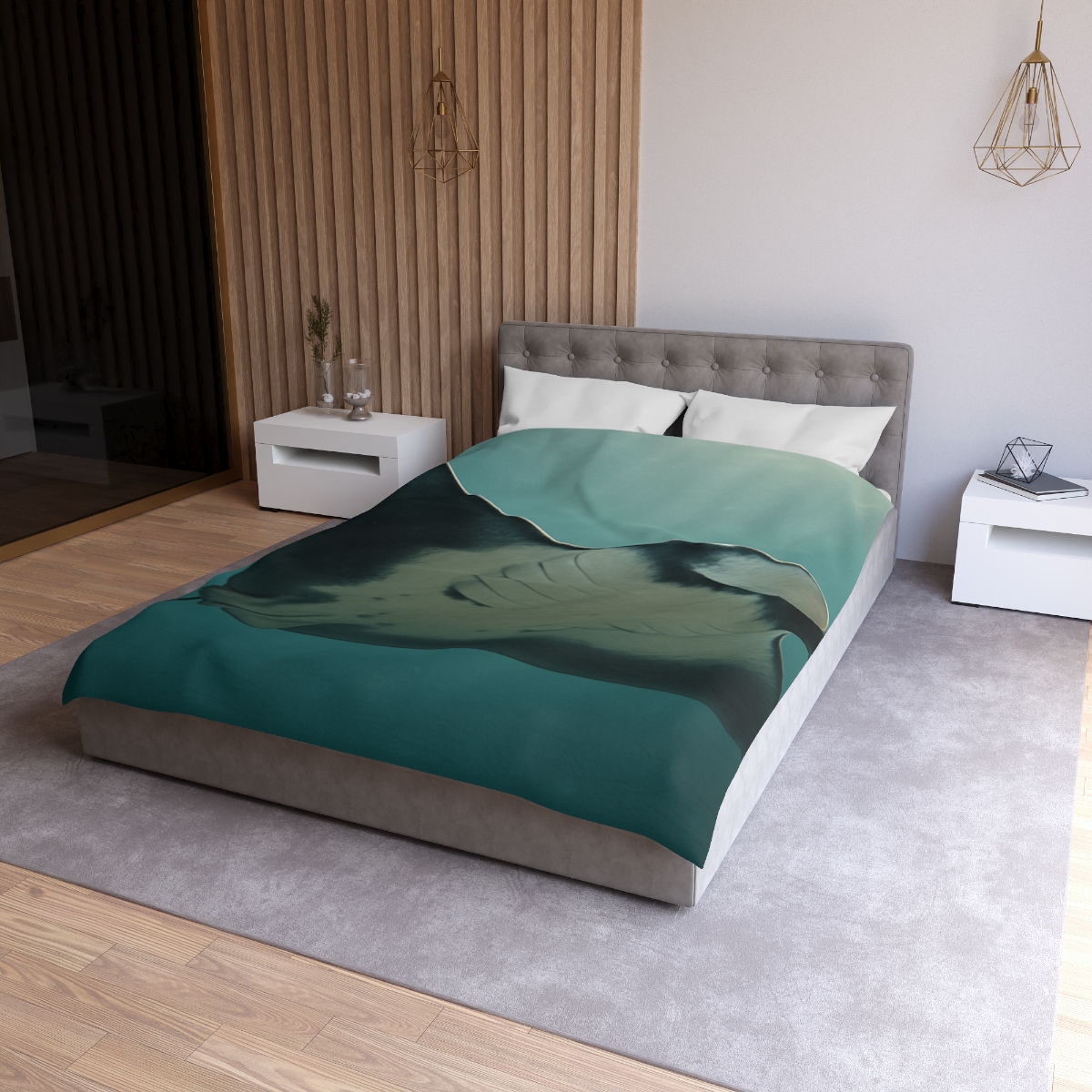 Silent Glide Giant Manta Ray custom duvets