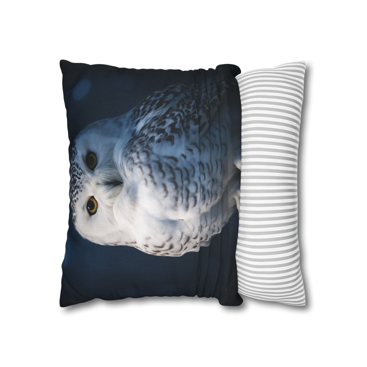 Midnight Watch Snowy Owl soft cotton pillow cases