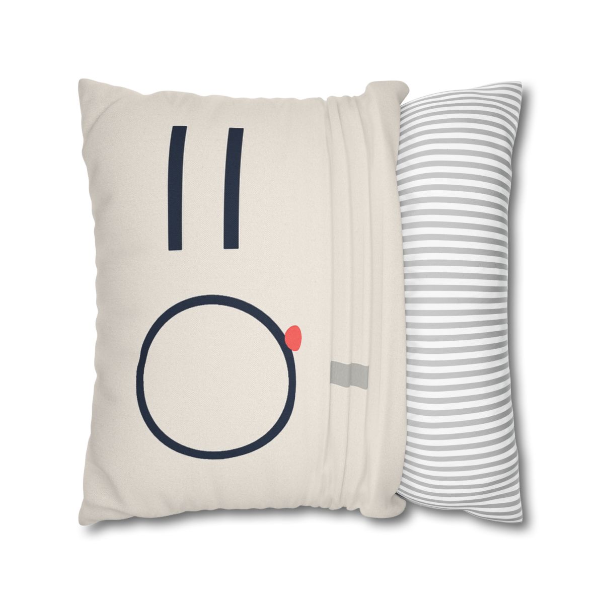 Quiet Orbit With Offset Bars designer print pillow cases