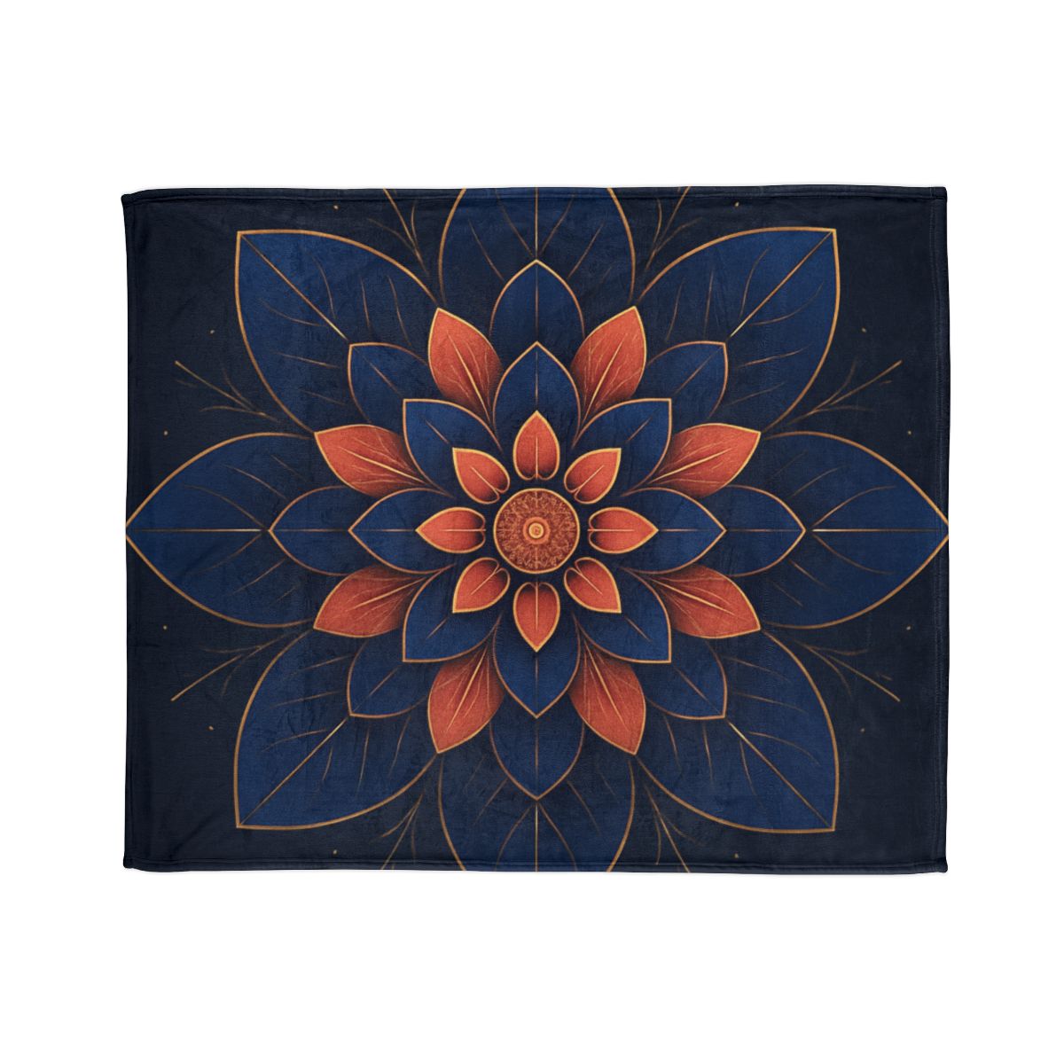 Petal Prism Medallion stylish throw blankets