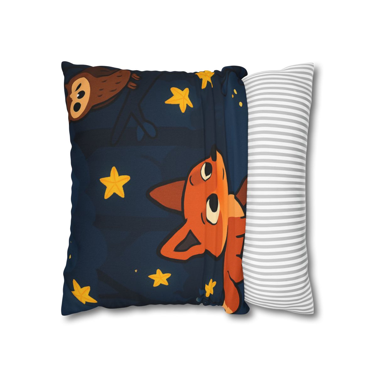 Cosmic Forest Fox personalized pillow covers