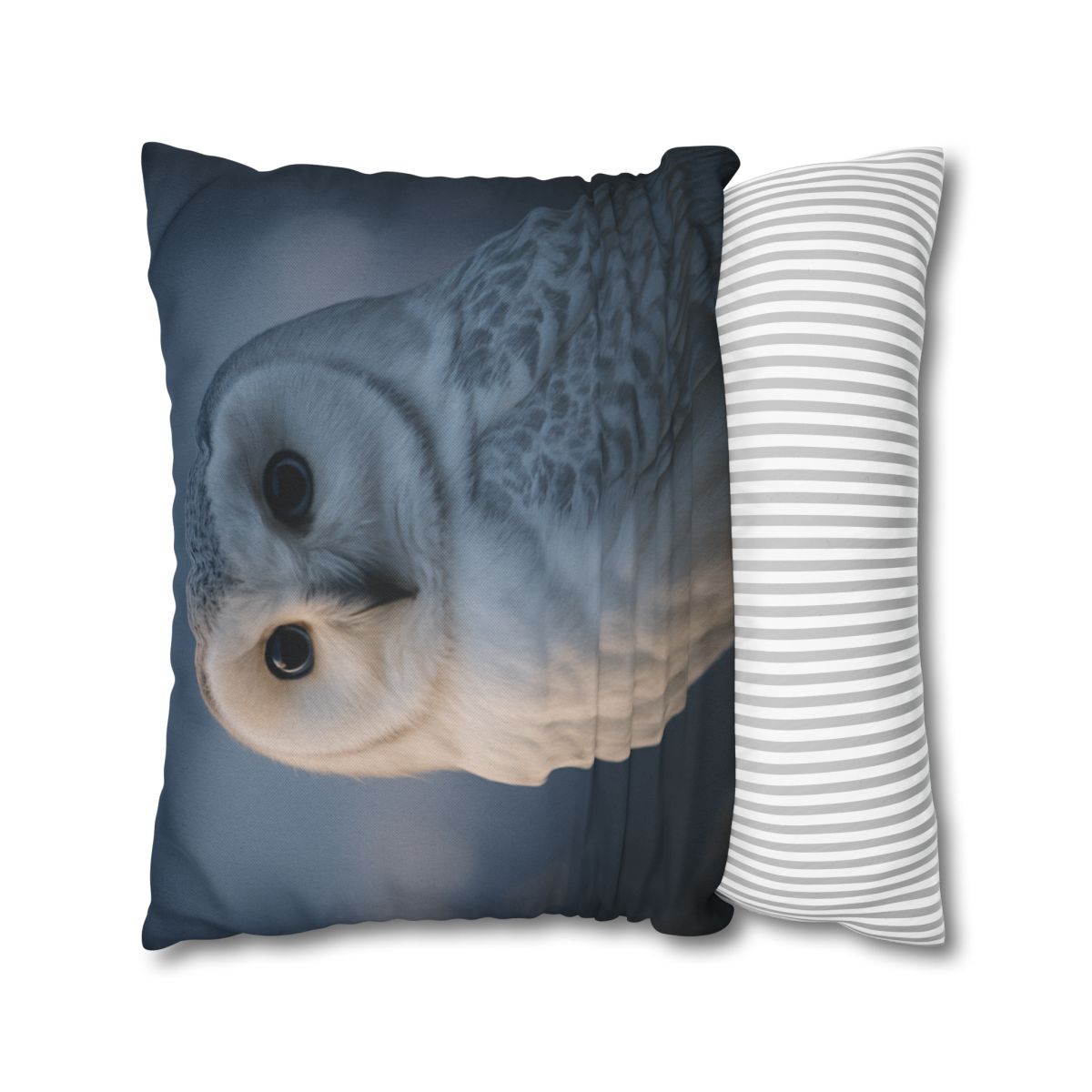 Twilight Watcher Snowy Owl personalized pillow covers