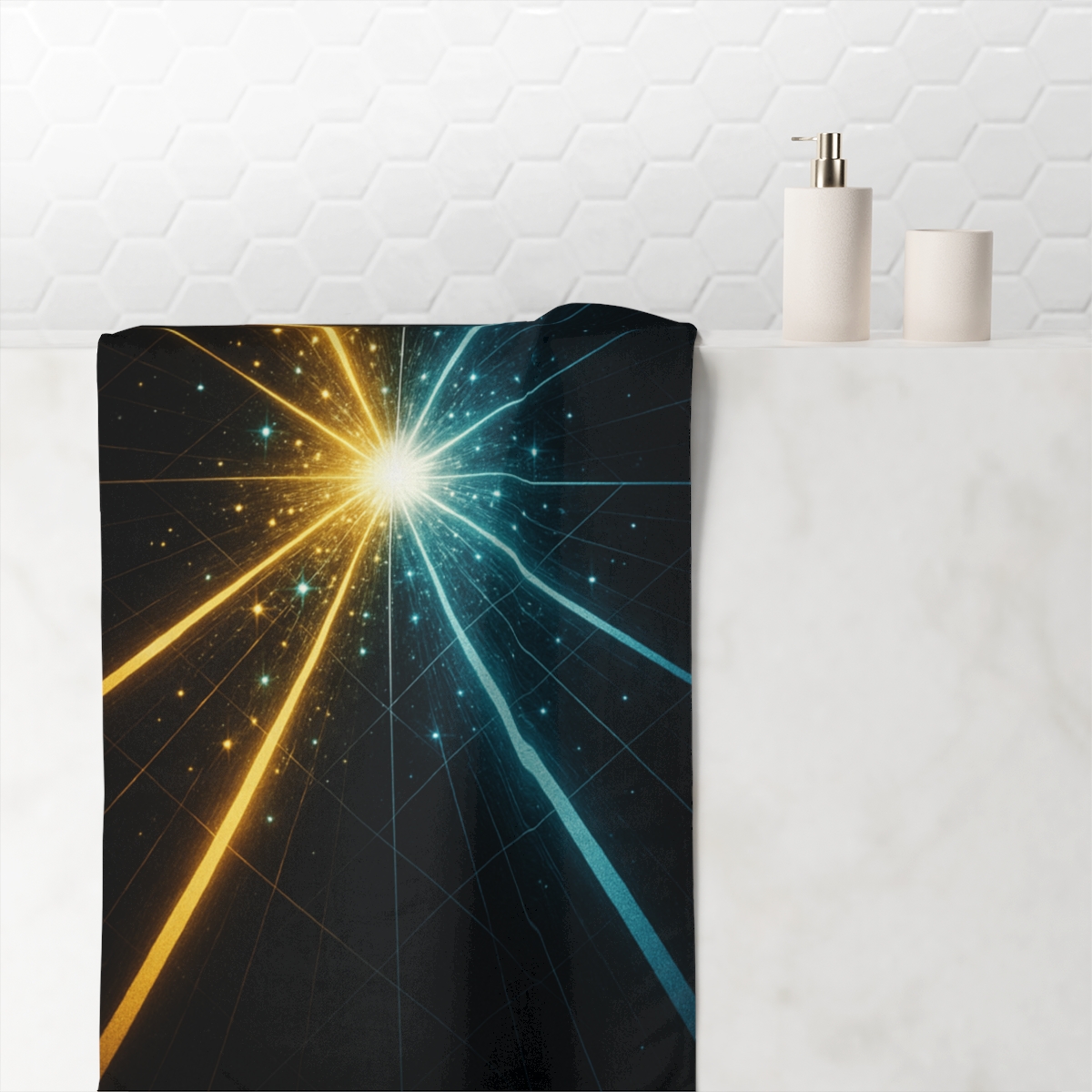 Starburst Lattice Horizon decorative home towelscustom towels