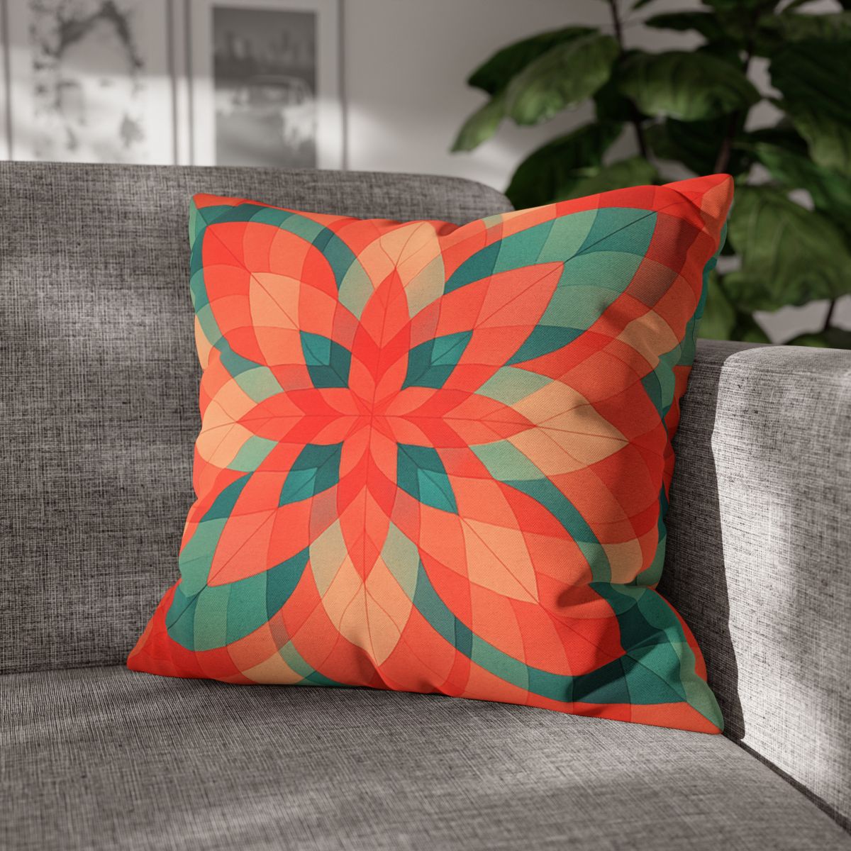 Petal Prism Overlap stylish decorative pillowcases