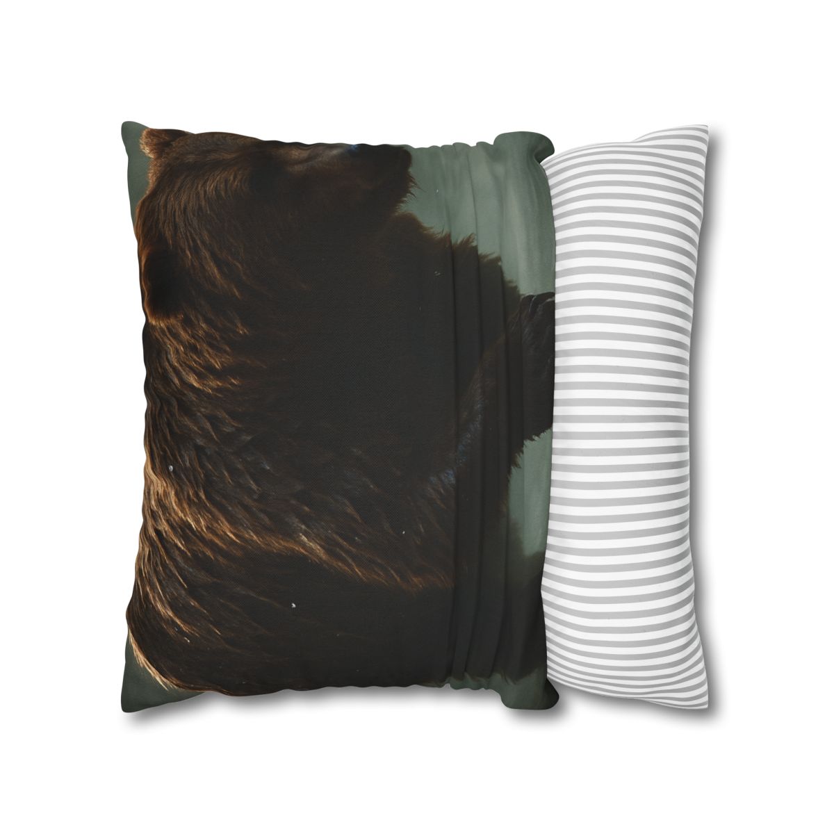 River King Grizzly Bear personalized pillow covers