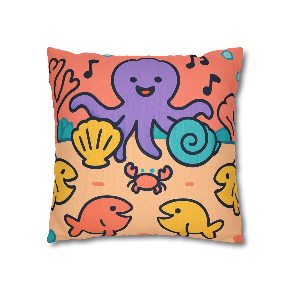 Coral Concert Undersea custom pillow cases