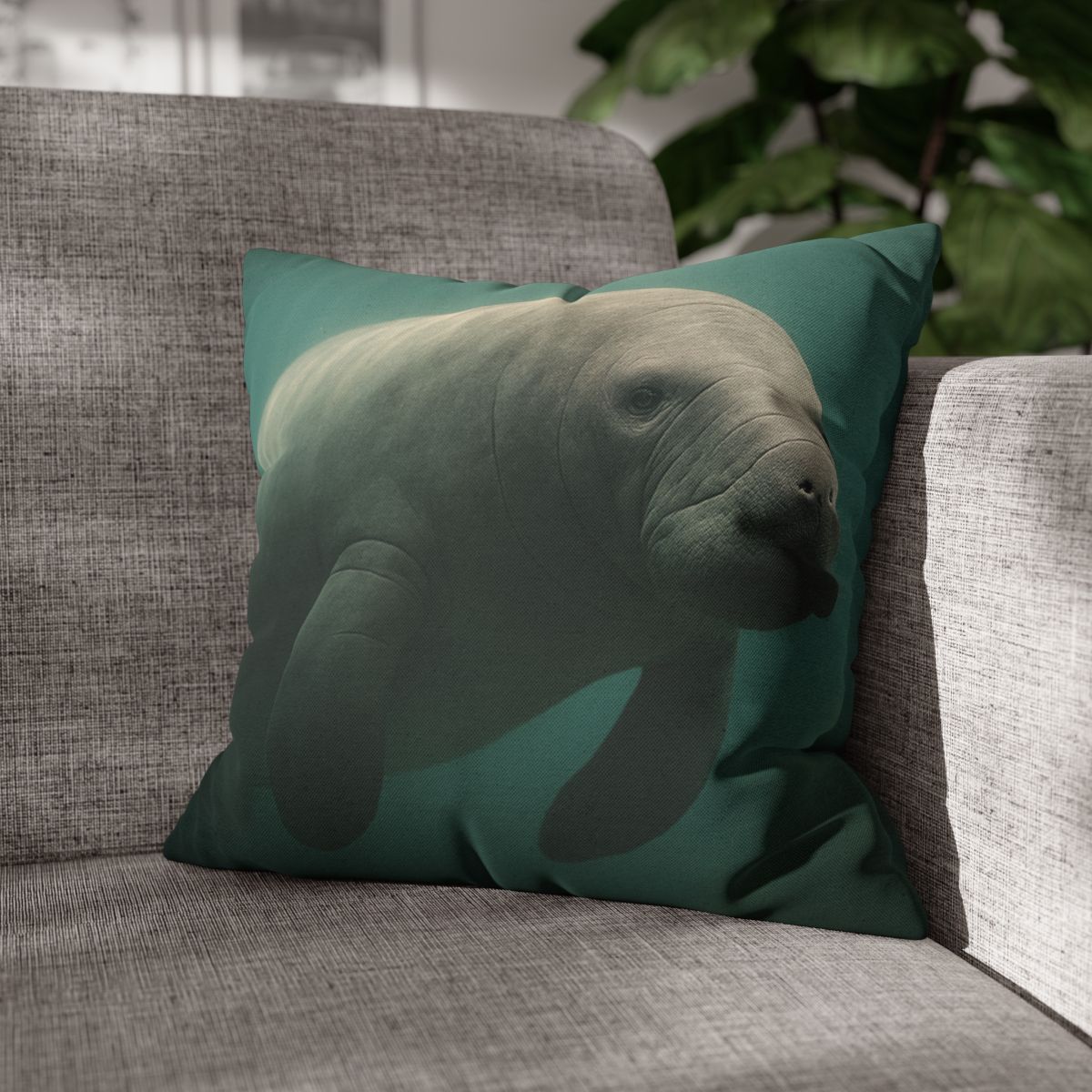 Dawn Drift Manatee personalized pillow covers