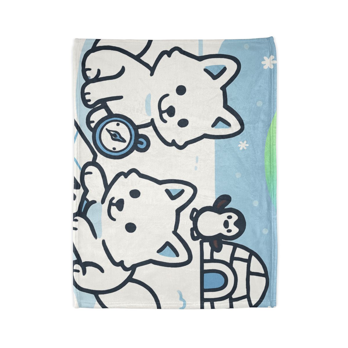 Polar Aurora Map Makers custom blankets