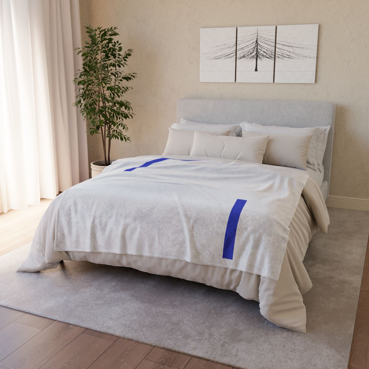 Corner Arc And Bar Dialogue trendy patterned blankets