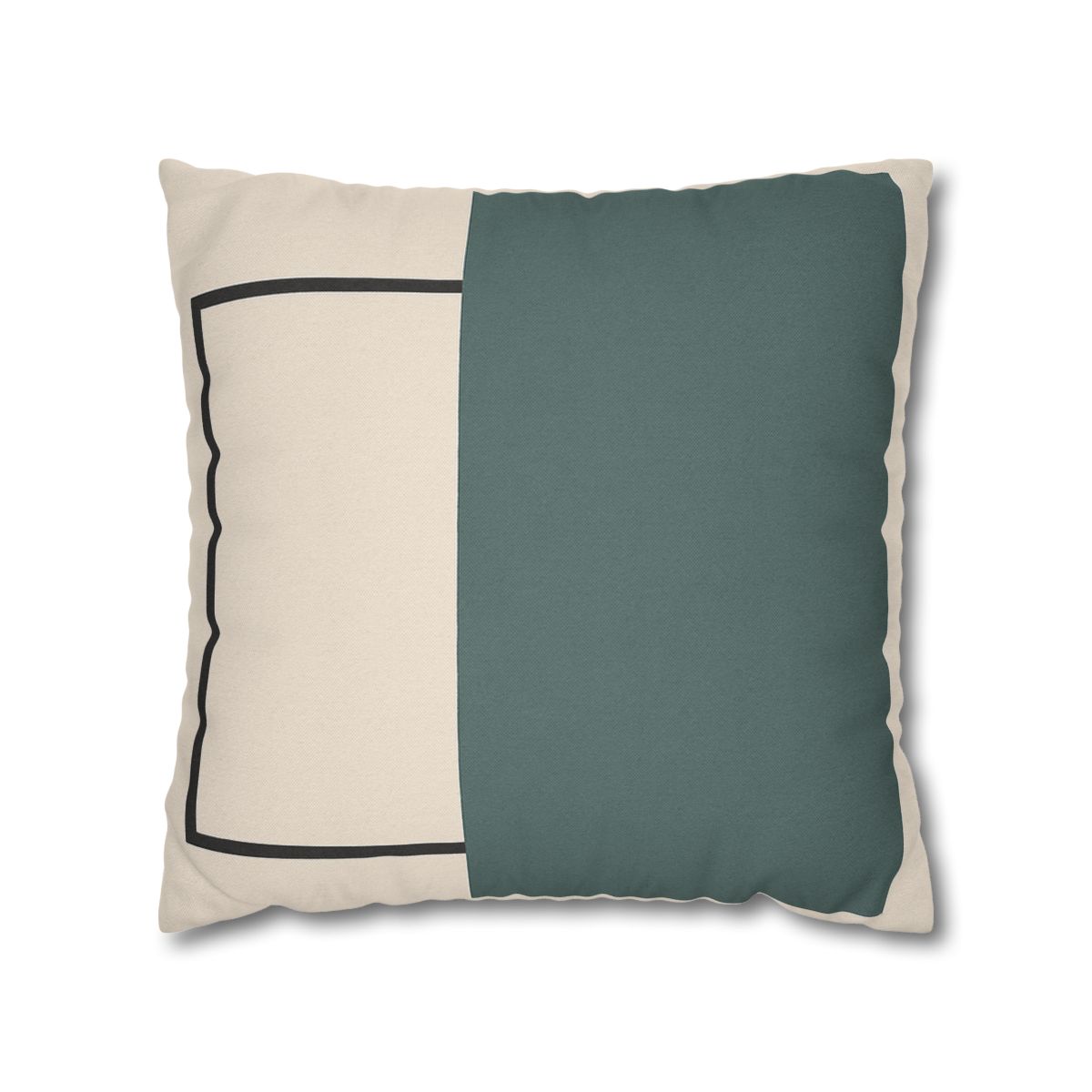 Offset Rectangle Pause personalized pillow covers
